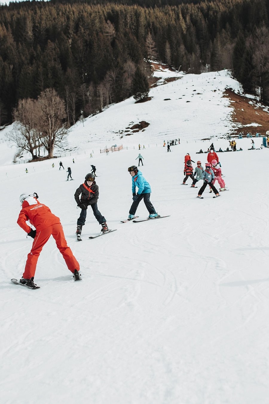 Skifahren lernen am Pingo Berg