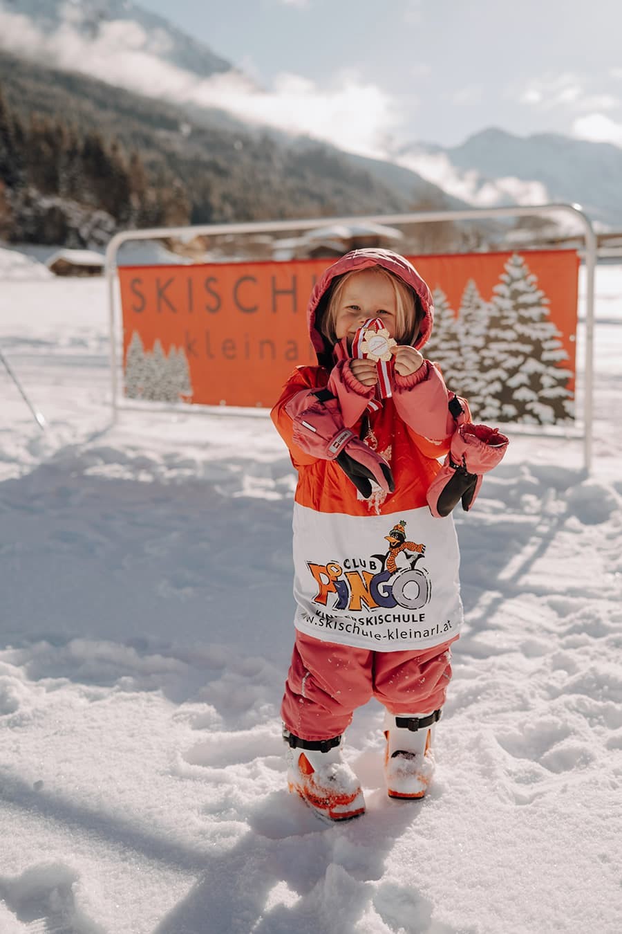 Medaille beim Skikindergarten