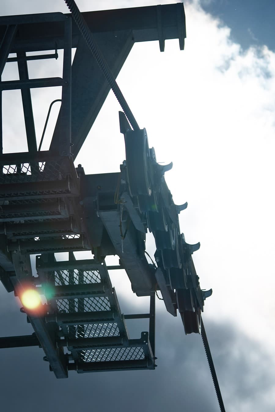 Liftstütze in Skigebiet Kleinarl-Flachauwinkl-Zauchensee