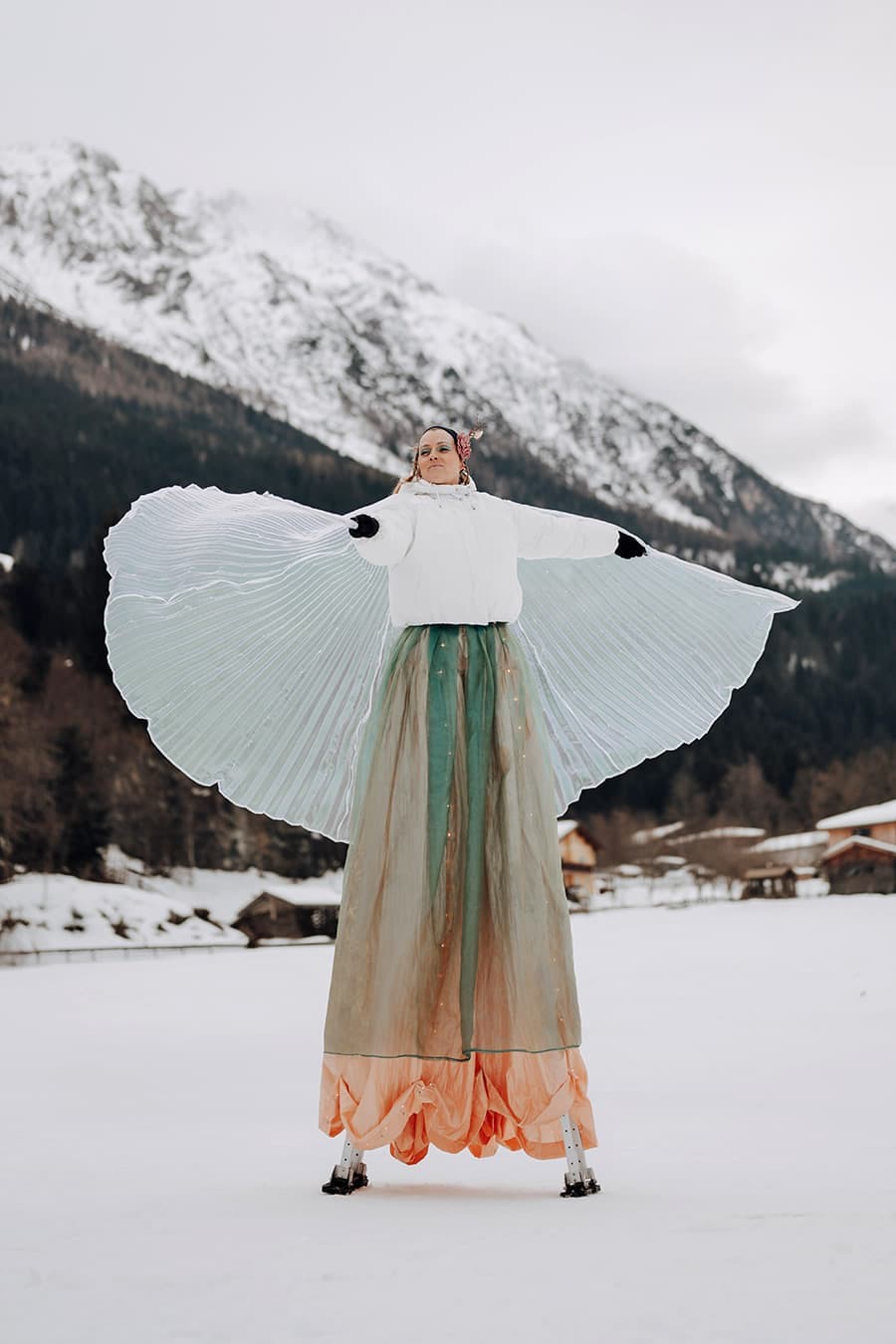 Artisten beim Winterfest