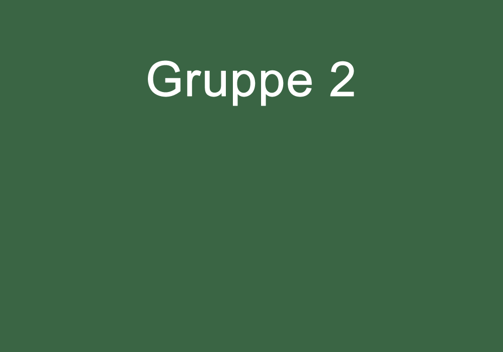 Gruppeneinteilung Gruppe 2