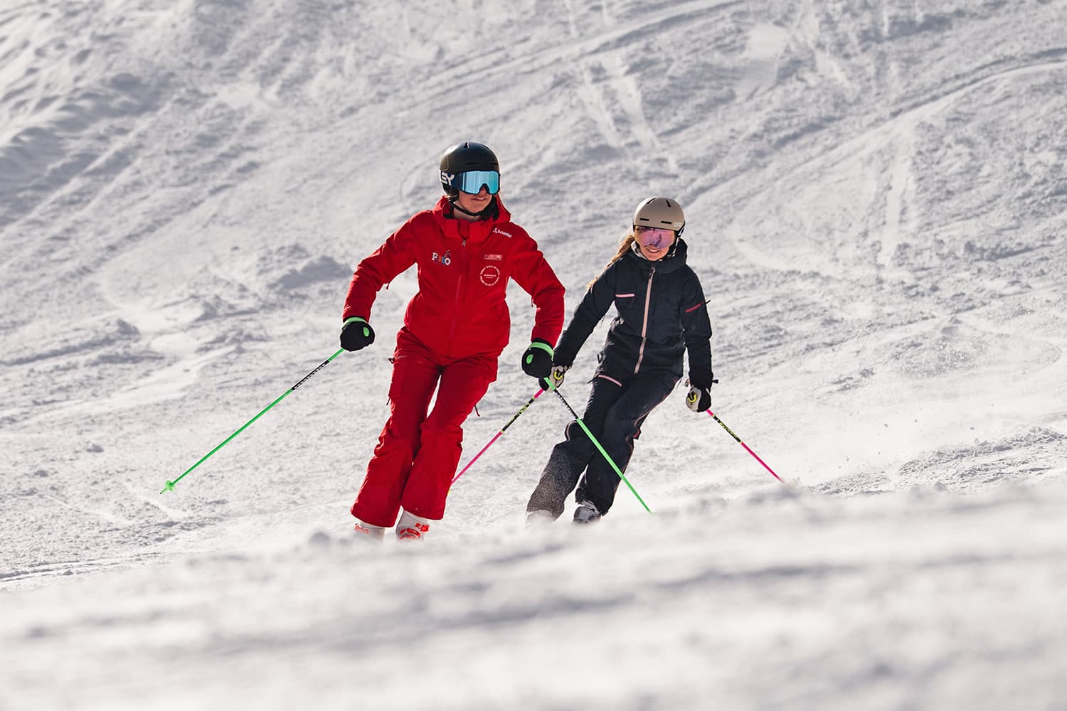 Skifahren lernen mit einem Privatlehrer der Skischule und Snowboardschule Kleinarl