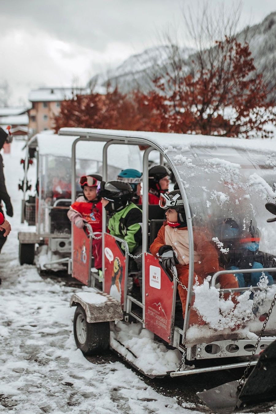 Alle Kinder werden mit dem Pingo Shuttle transportiert